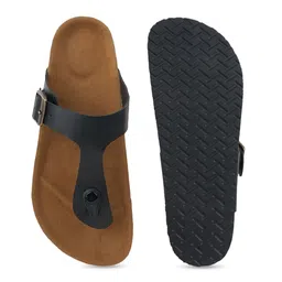 MOZAFIA Men Open Toe Flats with Buckles image 5