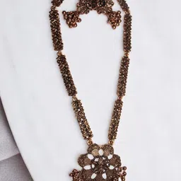 Jolly Faces Copper-Plated Beaded Jewellery Set image 4