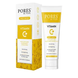 PORES Be Pure Vitamin C Face Wash For Dark Spots - 100ml image 2