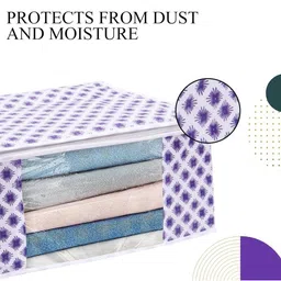 AMAK INC Blue Fabric Multi-Utility Wardrobe Organisers image 5