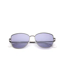 Fastrack Women Gunmetal-Toned Cateye Sunglass with Polarised Lens - M280PL4PV image 4