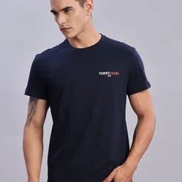 Tommy Hilfiger Men Typography Printed Pure Cotton T-shirt-picture-31