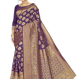 Maroosh Woven Design Zari Banarasi Saree-picture-20