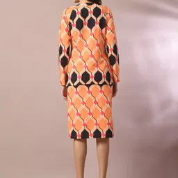 HERE&NOW Women Geometric Print Crepe Top image 3