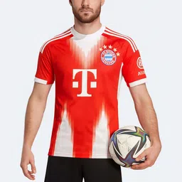 dostitch Men Brand Logo Bayern Munich Printed Dri-FIT Pockets T-shirt-image-28