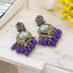 Women Click Geometric Drop Earrings-picture-28