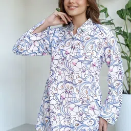 SZN Printed Shirt With Trousers Co-Ords image 5