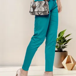 Moda Rapido Women Comfort Skinny Fit Easy Wash Trousers-image-61