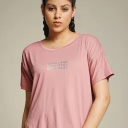 MKH Women Dri-FIT Typography Printed Round Neck Relaxed Fit T-shirt-picture-12