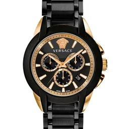 Versace Men Brass Dial & Stainless Steel Straps Analogue Watch VEM800418-picture-25