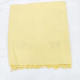 VANISHREE WORLD Yellow Cotton Single Bed Blanket-image-44