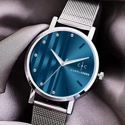 CHARLIEKEEN Women Brass Round Dial & Wrap Around Straps Analogue Watch CC-GR011-BLU-CH-picture-42