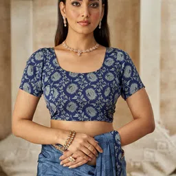 KALINI Poly Crepe Saree image 3