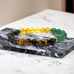 Bilqis Artificial Beaded Elasticated Bracelet image 3