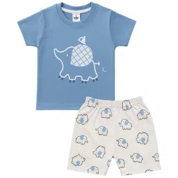 SPONGY Kids Printed T-shirt With Shorts-picture-49