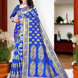 Parampara Ethnic Embroderid Saree With Beautiful Blouse-picture-19
