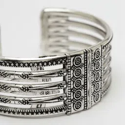 SZN Set Of 2 Silver-Plated Bangles image 4