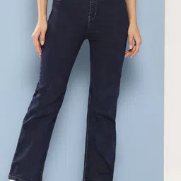 Aarika Girl's Comfort Tapered Fit Mid-Rise Clean Look Stretchable Jeans-picture-10