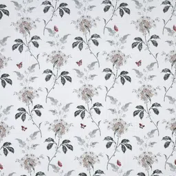 DREAM WEAVERZ White Floral Printed Pure Cotton 220 TC King Bedsheet Set 2.75 x 2.55 m image 4