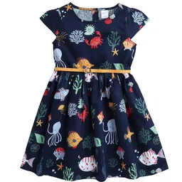 Funshine Girls Floral Print Fit & Flare Dress-image-5