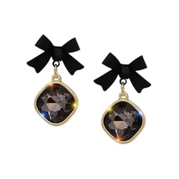 PolluxCraft Korean Gold Plated Bow Shaped Drop Earrings image 5