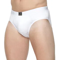 inner element Men Pack Of 3 Cotton Mid-Rise Basic Briefs WHT_Brief_Pk3_XS image 2