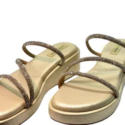 Lamir Design Textured Party Flatform Sandals image 2