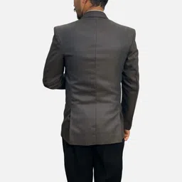 GARGIAN Master Cut Men Self-Design Double-Breasted Slim Fit Smart Casual Blazer image 3