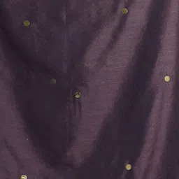 Charukriti Polka Dot Sequinned Pure Cotton Tassel Saree image 4