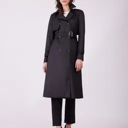 FableStreet Women Lapel Collar Solid Formal Tailored Jacket image 2