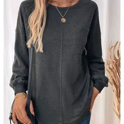 LULU & SKY Women Casual Drop Shoulder Sleeve Pullover Sweatshirt-picture-13