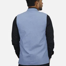 GARGIAN Master Cut Men Blue Polyester Jackets image 2