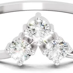 Sparkles Certified Lab Grown Diamond 14kt White Gold ring-picture-34