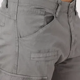 THE BEETEL HOUSE Men Relaxed Fit Dyed Bulky Cargos Trousers image 5