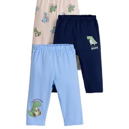 Hopscotch Boys Pack of 3 Dinosaur-Themed Cotton Pants-picture-39