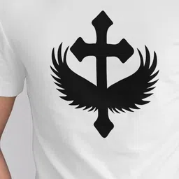 Seekbuylove Abstract Printed Round Neck Pure Cotton T-shirt image 4