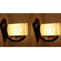 SOMIL White Glass Cylinder Printed Wall Lamps-image-59