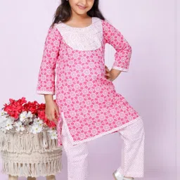 LITTLE DREAMS Girls Cotton Blend Clothing Set-image-64