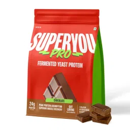 Superyou Pro Fermented Yeast Protein | 24g Protein | Peak Absorption | Superior Muscle Recovery | Gut Friendly + 1Bn CFU Probiotics | PDCAAS of 1 - 1kg-image-0