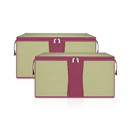 Aura Beige Set of 2 Regular Multi-Utility Organisers-image-30