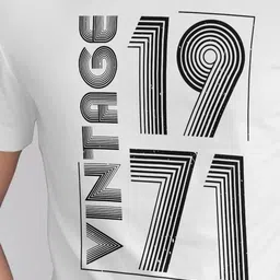 Seekbuylove Typography Printed Round Neck Bio Finish Pure Cotton T-shirt image 2