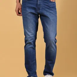 V-Mart Men Solid Cotton Knitted Denim Mid-Rise Jeans-picture-38