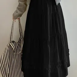 StyleCast Opaque Flared Midi Skirt image 2