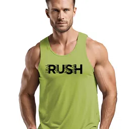 3Colors Printed Gym Vests VEST-NCUT-RUSH-GREEN_M-image-79