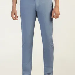 Blackberrys Men B-91 Slim Fit Low-Rise Cotton Trouser-image-16