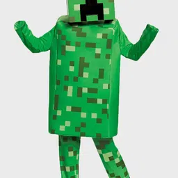Little Surprise Box LLP Kids Videogame Creeper Halloween Costume Fancy Dress-picture-36