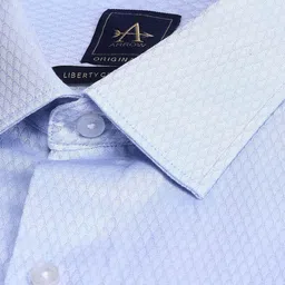 Arrow Men Classic Spread Collar Micro Ditsy Printed Cotton Formal Shirt image 2