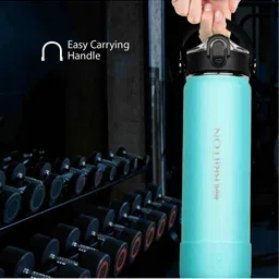 Briiton Blue & Black Single Stainless Steel Printed Water Bottle-picture-39