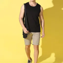 WOOSTRO Pack Of 2 Printed Combed Cotton Gym Vests image 5