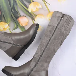 Ronnie Grey Women Platform heeled Regular Boots image 1